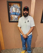 Load image into Gallery viewer, White “ Brand “ Tee Shirt