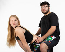 Load image into Gallery viewer, Black “ DREAMER “ shorts