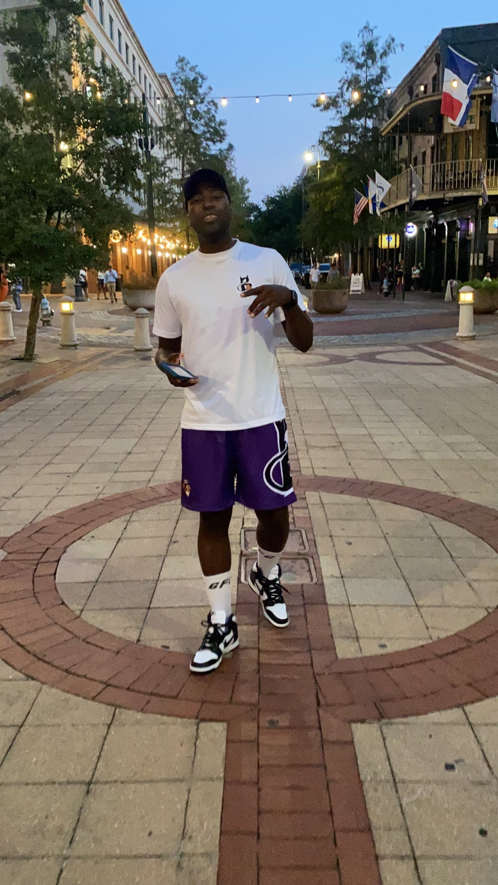 Purple “ Brand “ shorts